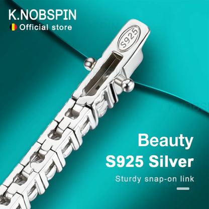 Full Diamond Moissanite Tennis Bracelet 925 Silver