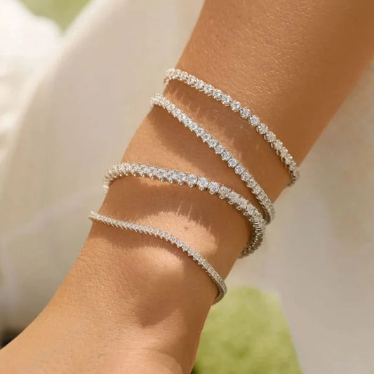 Zirconia Moissanite Tennis Bracelet for Women