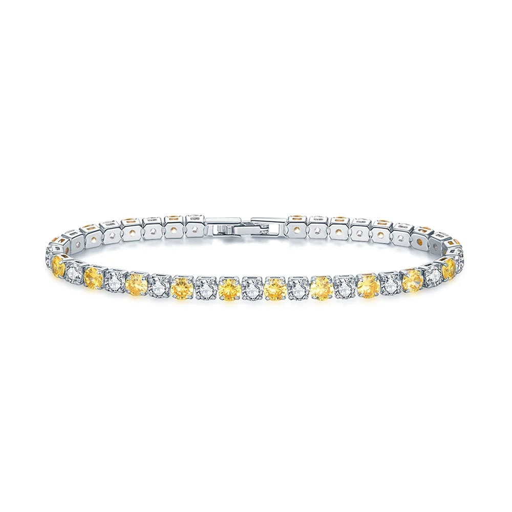 Zirconia Moissanite Tennis Bracelet for Women