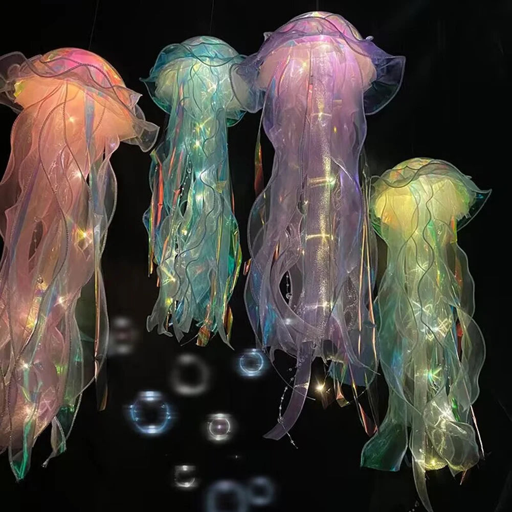 1,3,5 PCS Jellyfish Bedroom Night Light Lamp